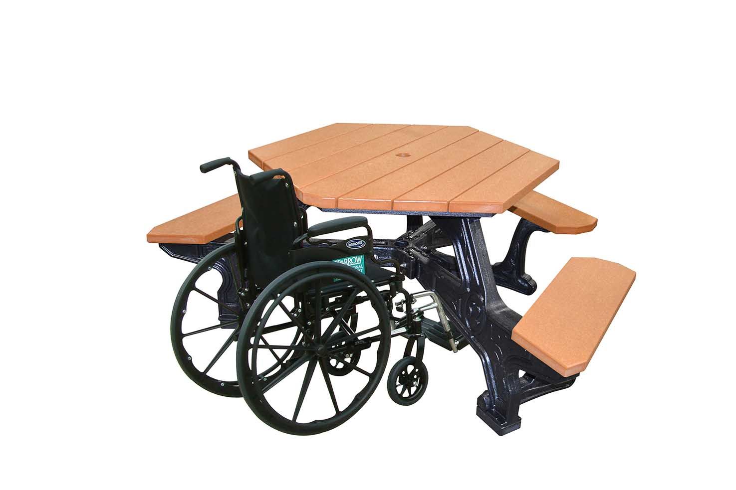 Wheelchair Accessible Picnic Tables Ada Compliant Picnic Table Ada Commercial Picnic Table 