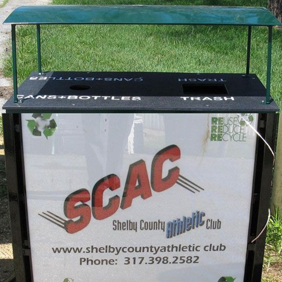Advertising Promotional Recycling Bins