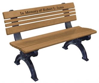 Cambridge Memorial Bench 4 Foot