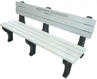 6 Foot Deluxe Memorial Park Bench