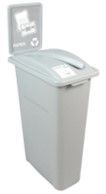 Waste Watcher 16 Gallon 24 Inch Tall Recycle Station