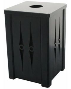 32 Gallon  Square Steel Recycle Bin