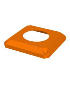 32 Gallon Square Lid with 10 inch Hole