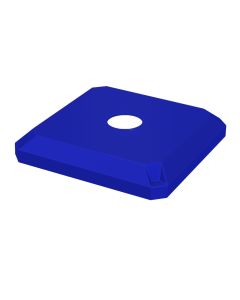 32 Gallon Square Lid with 4 inch Hole