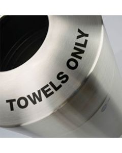 39-Gallon Stainless Steel Top Load Towel Bin