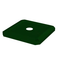 52 Gallon Square Flat 4 Inch Opening Trash Receptacle Lid