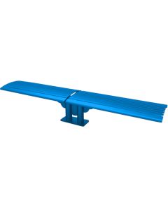 8 Foot Phoenix Steel Cantilevered Bench