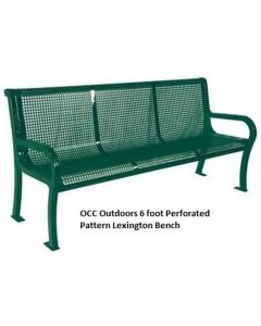 Park Bench 6' Lexington Thermoplastic Finish