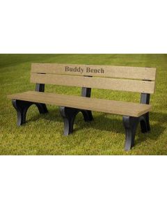Buddy Bench 6 Foot Traditional Plastic Buddy Bench