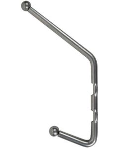 Garment Hooks, Steel, Chrome Plated, Carton of 12