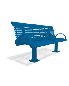 6 Foot Richmond Bench with Back and Armrests