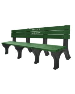 8 Foot Deluxe Memorial Park Bench without Arm Rest