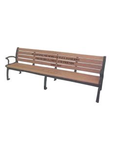 Emerald Park 8 Foot Memorial Bench