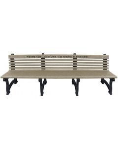 Willow Park Memorial Bench 8 Foot