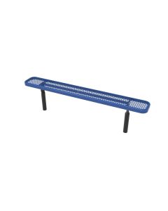 10 Foot Heavy Duty Backless Park Bench With 12" Seat