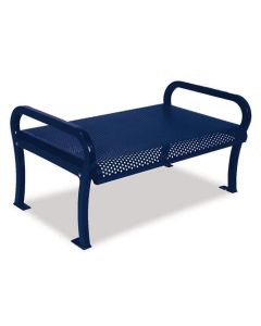 4 foot Lexington backless park bench with Thermoplastic Finish