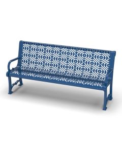 6 Foot Charleston Fiesta Park Bench