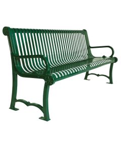 6 Foot Charleston Slat Back Park Bench