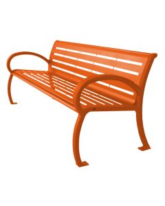 Wilmington 6 Foot Horizontal Slat Park Bench