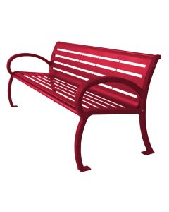 Wilmington 8 Foot Horizontal Slat Park Bench