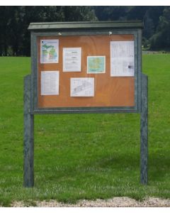 Message Center Large One Sided with two Post