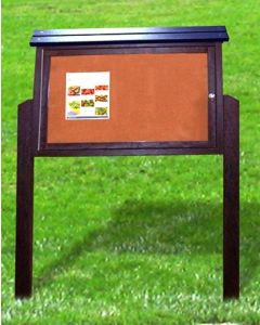 Message Center Medium Two Sided with Two Post