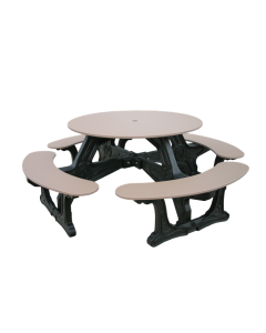 4 Seat Round Cantina Picnic Table