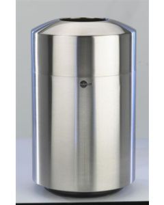 20-Gallon Stainless Steel Trash Receptacle