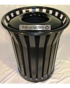 45-Gallon Recycle Bin with Top Options