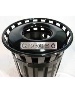 36-Gallon Single Bin Recycling Receptacle
