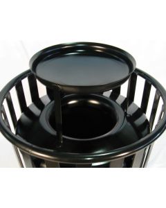 Small Steel Replacement Top 21 12 inch with Ash Urn