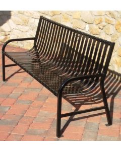 6 Foot Steel Park Bench