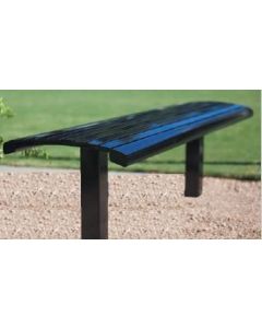 6 Foot Richmond Steel Backless Bench