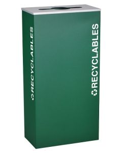 17-Gallon Modular Rectangular Recycle Bin, Recyclables