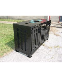 36-Gallon Recycle Bin with 3 Bays