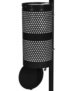 Waste Receptacle with Hinged Drop Bottom