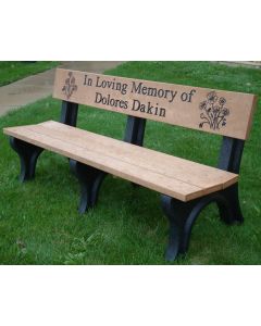 6-foot Landmark Memorial Park Bench