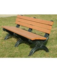 6 Foot Silhouette Park Bench