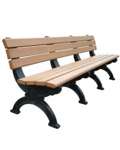 8 Foot Silhouette Park Bench