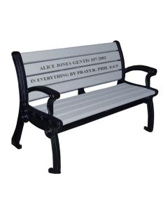 Emerald Park 4 Foot Memorial Bench