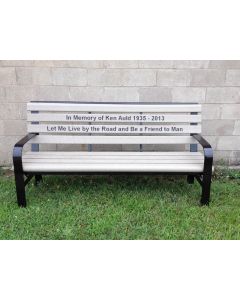 Green Brook 8 Foot Memorial Park Bench