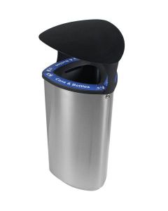 Boka Single Stream 21 Gallon Receptacle with Canopy