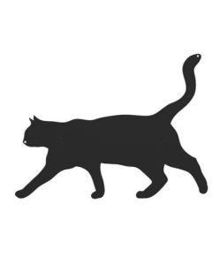Dog Park Fence Hanger - Cat Silhouette