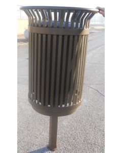 Inground Trash Receptial Pedestal 