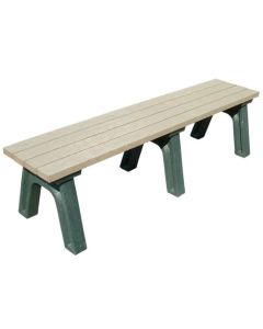 6 Foot Deluxe Backless Park Bench