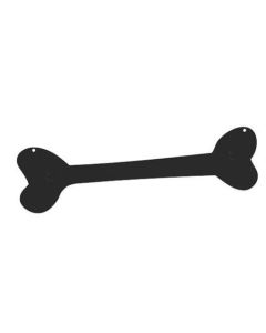 Dog Park Fence Hanger - Dog Bone Silhouette