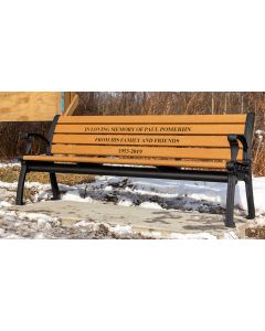 Emerald Park 6 Foot Memorial Bench