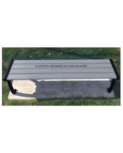 Emerald Park 6 Foot Memorial Backless Bench