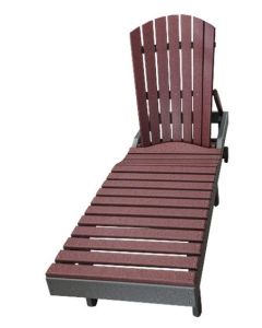Fanback Chaise Lounge