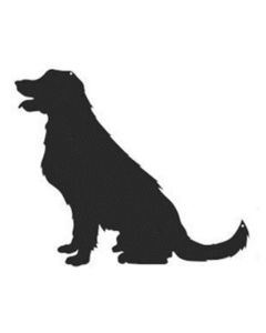 Dog Park Fence Hanger - Golden Retriever